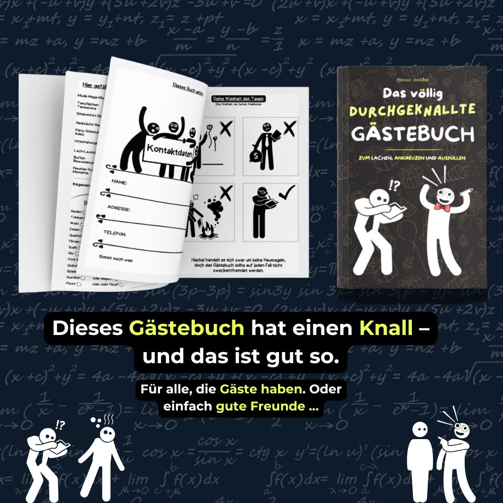 Das durchgeknallte Gästebuch kaufen - Kokopelli Verlag