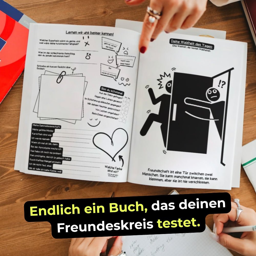 Das etwas andere Freundebuch Inhalts - Kokopelli Verlag